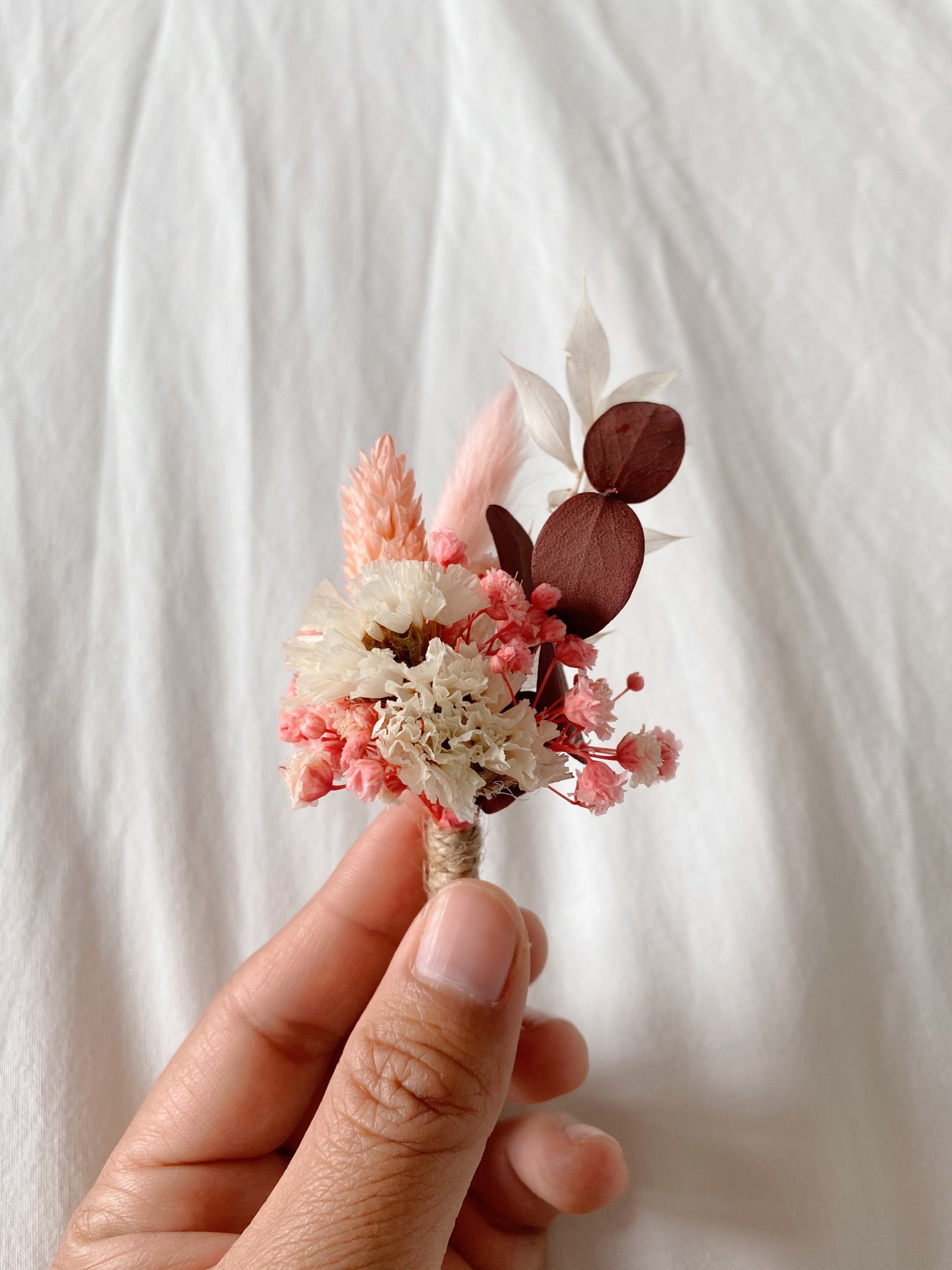 Boutonnière de mariage | Rosa